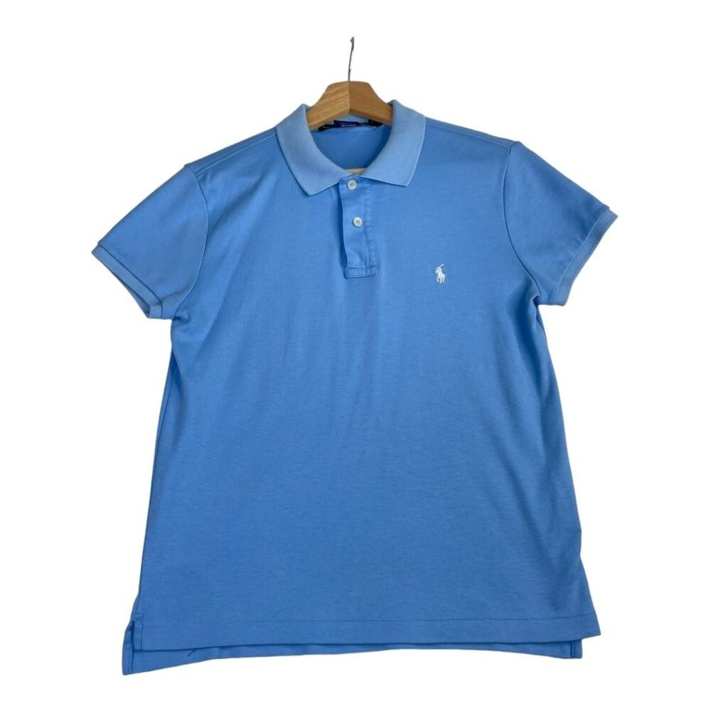 Ralph Lauren Sport Polo Shirt size Large Blue AS IS